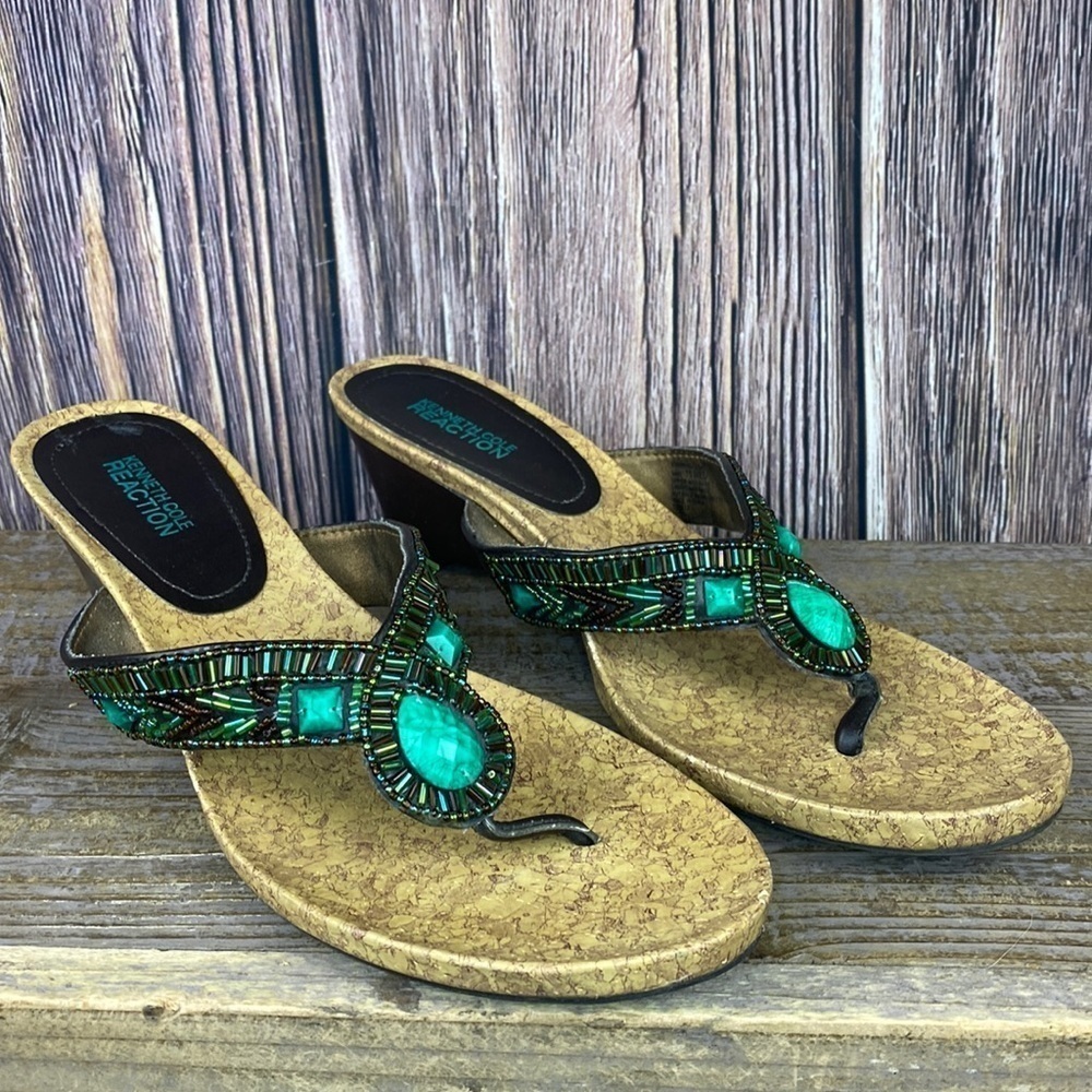 Kenneth Cole Reaction Heeled Sandals- Size 10